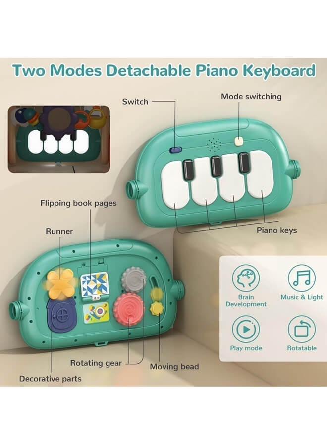 Riolio 2 In 1 Baby Gym Play Mats,Baby Toys Kick and Play Piano Gym Activity Center For Infants,Baby Walker Fitness Rack - Image 5